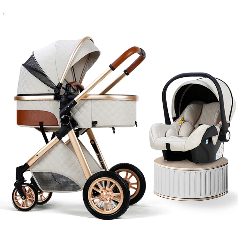 B.Childhood 3 In 1 High Landscape Portable Baby Stroller