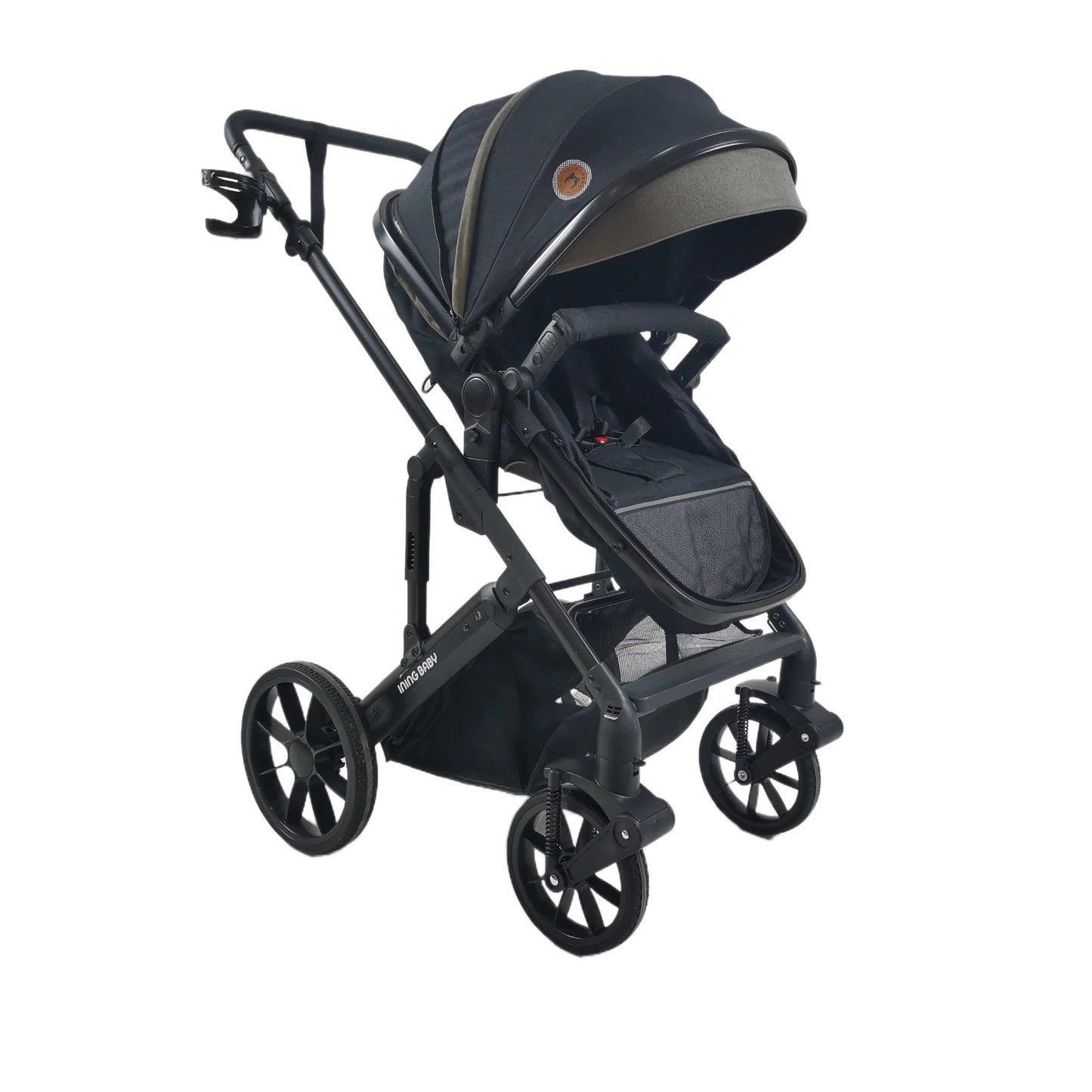 Multi Functional Baby Stroller Lightweight Foldable, Sit and Lie, Reversible Baby Seats with Shock-Absorbent, Essential for Newborn Outings